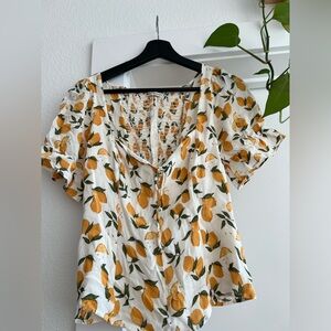 Reformation Lemon Top